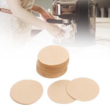 Sorandy 500 Counts Paper Filters for LAVAZZA, 32mm Biodegradable Minimize Overflow Round Coffee Capsule Filter Paper for Pour Over & Drip Coffee Maker, Small Reusable Pods