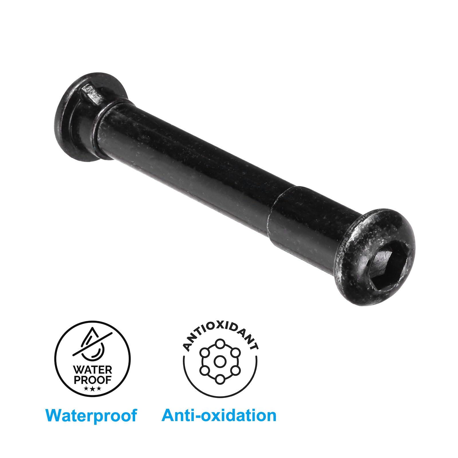 PATIKIL Vis Boulon Fixe, Vis Verrouillage l'arbre Pliant, Vis Verrouillage l'arbre Pliant, Pièces Rechange Compatibles pour Trottinettes Électriques M365Pro, Noir