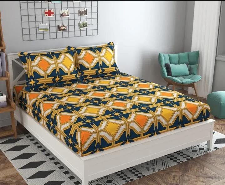 Soniasaa® Prime Collection 276 TC Cotton-Blend Fabric Double Sized(90x90) Inch 1 Bedsheet with 2 Pillow Covers - Double Bedsheet for Double Bed Soft-Touch Skin Friendly (B0CRQ4MWFY) Amazon Price History, Amazon Price Tracker