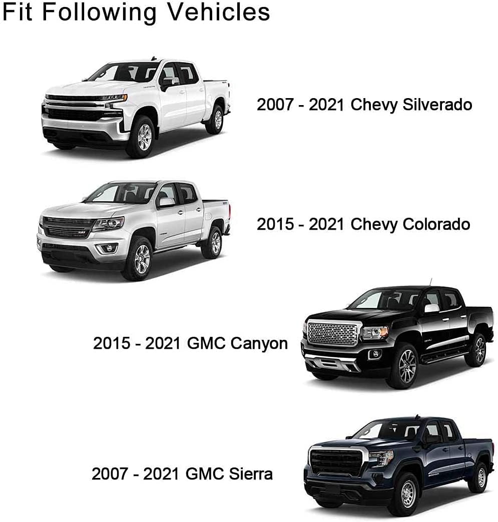 Tie Down Anchors 4Pcs Truck Bed Side Wall Anchor fit for 07-21 Chevy Silverado/GMC Sierra,15-21 Chevy Colorado/GMC Canyon DZ97903 : Automotive