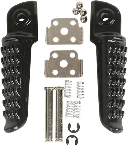 XMT-MOTO - Reposapiés negro para Kawasaki Ninja ZX6R ZX10R ER6F ER6N 650R ZX-6R