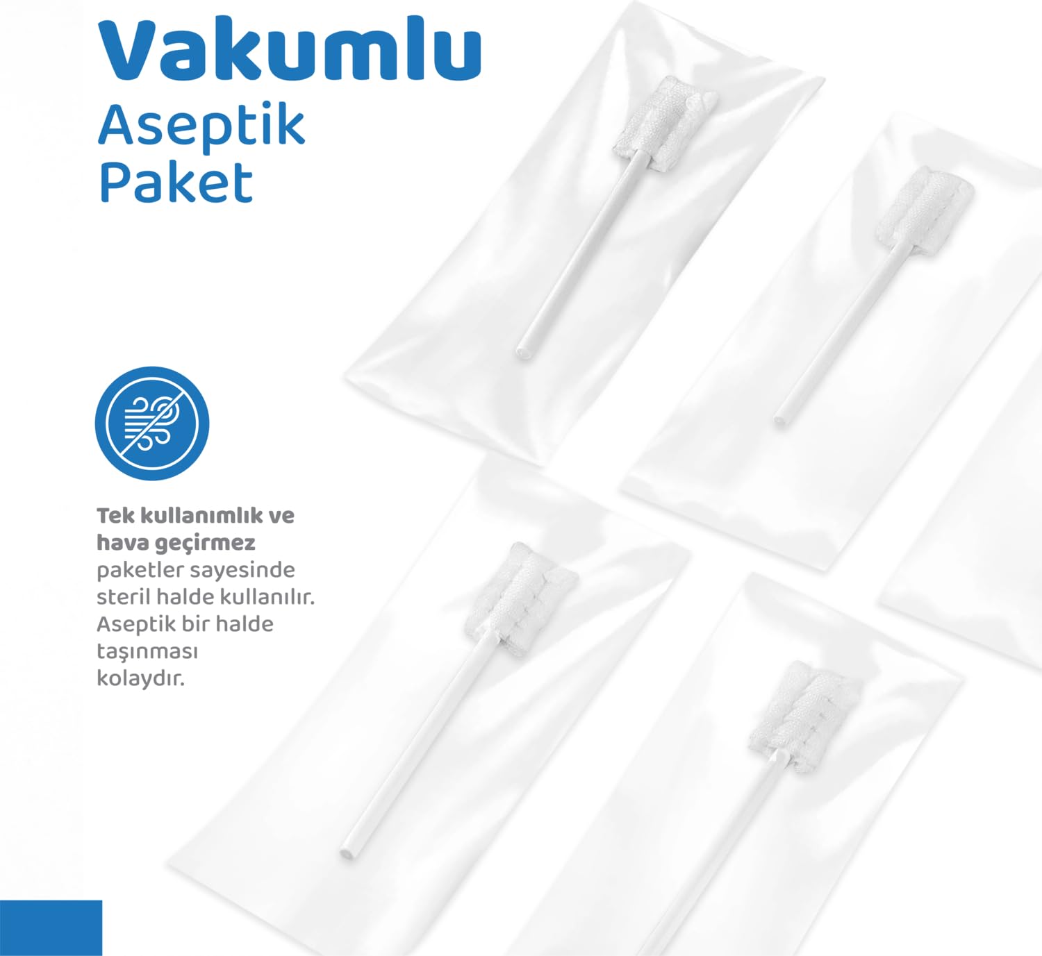 Guqqo Bebek Ağız Temizleme Çubuğu, 25 Adet, Yenidoğan ve Bebekler İçin Pamukçuk, Dil, Damak ve Diş Eti Temizleyici, Tek Kullanımlık