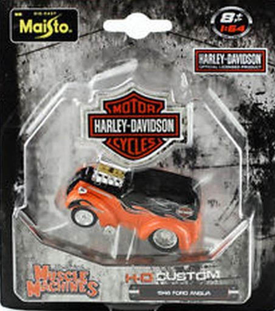 1948 Ford Anglia Harley Davidson Custom, Muscle Machines 1: 64