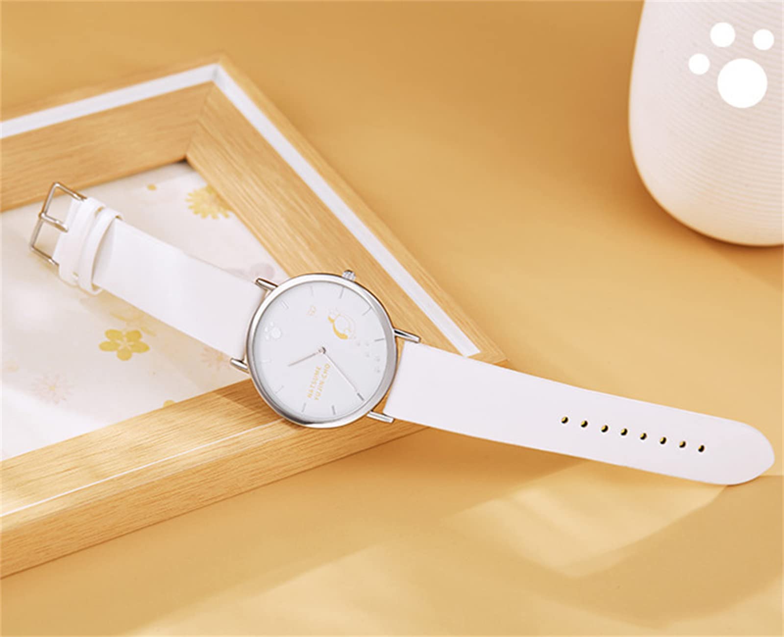 Amazon.co.jp: yuanqing 夏目友人帳 腕時計 ニャンコ先生 腕時計 薄型