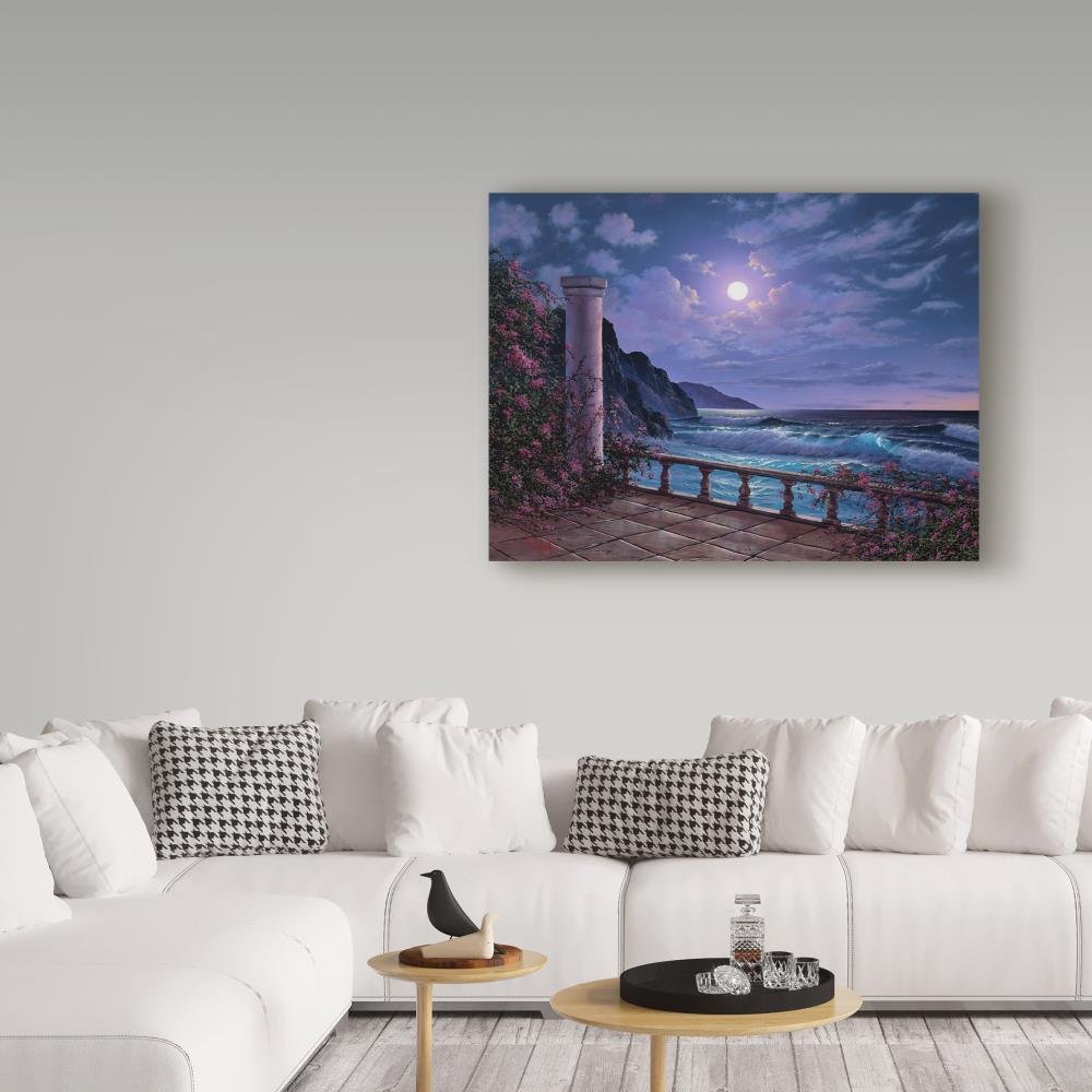 Trademark Fine Art Coastal Scene 1 by Anthony Casay, 18x24