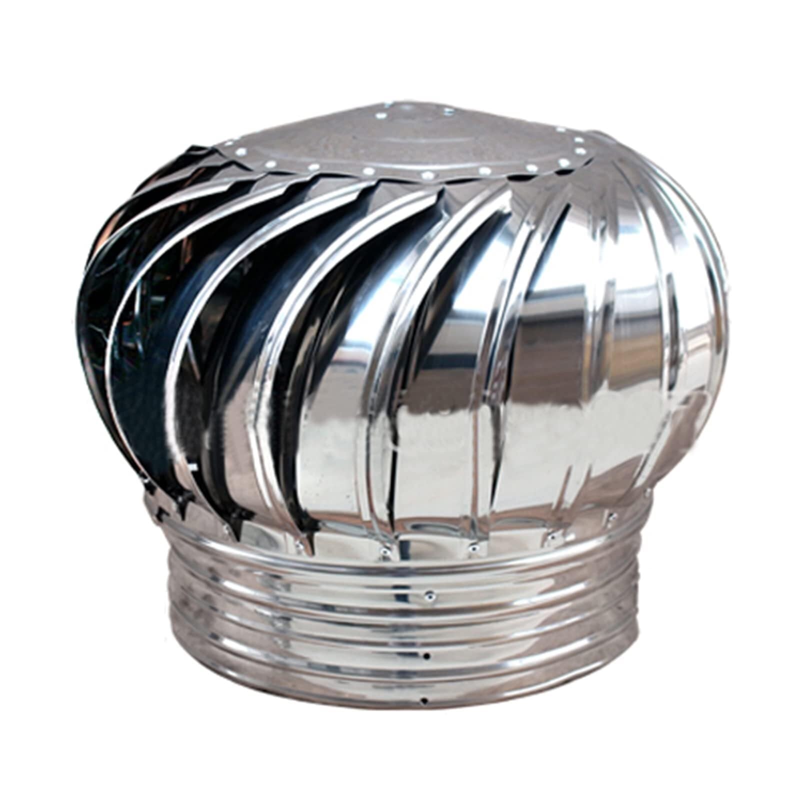 Sombrerete Giratorio de Acero Inoxidable para Chimenea, con un diámetro de rotación de 150 mm, Que Mejora la ventilación y Protege contra el Viento y la Lluvia.
