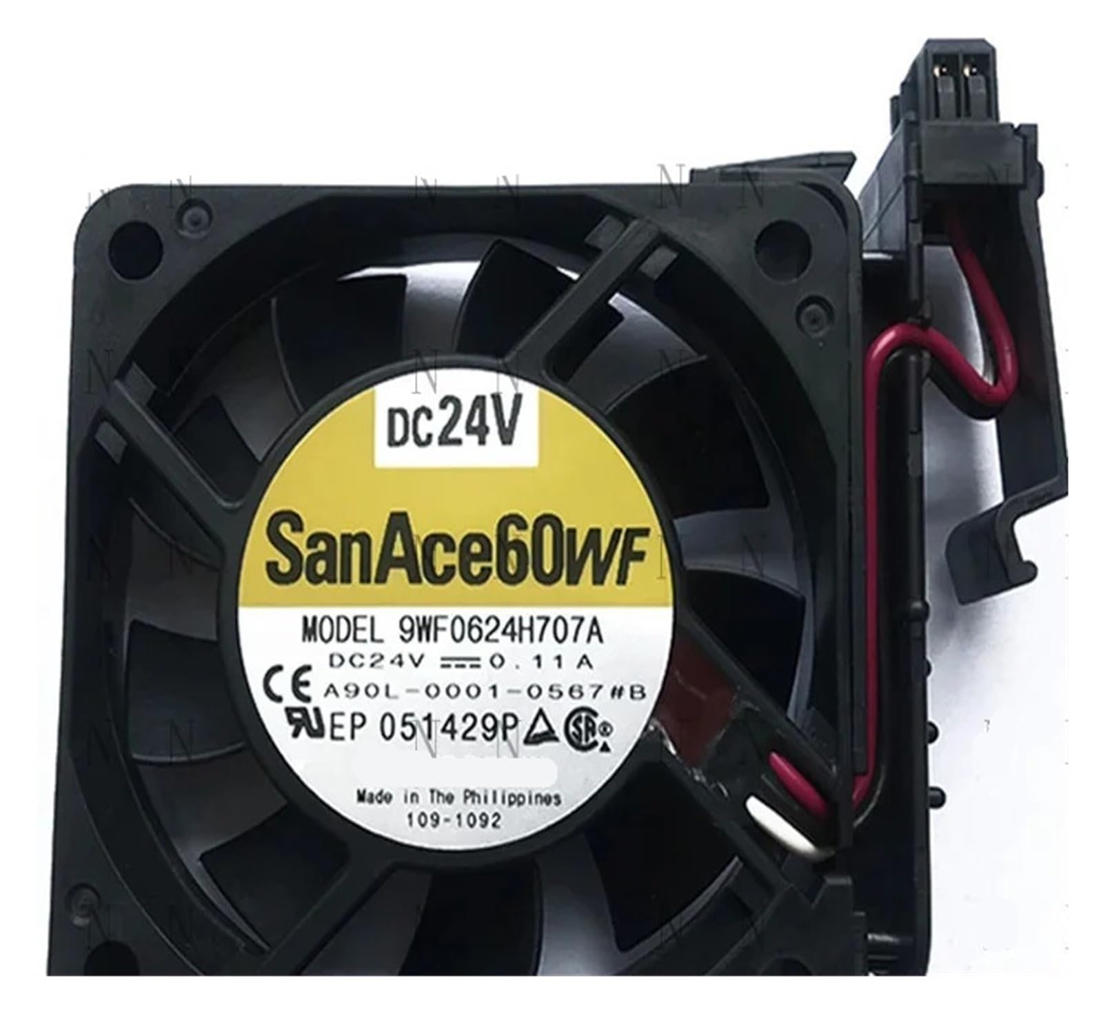 BALYDLUL Cooling Fan 9WF0624H707A 60 * 60 * 15mm 24V 0.11A