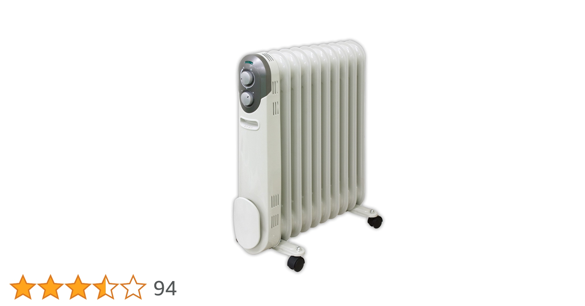 Amazon | 山善 オイルヒーター(1200/700/500W 3段階切替式)(温度調節