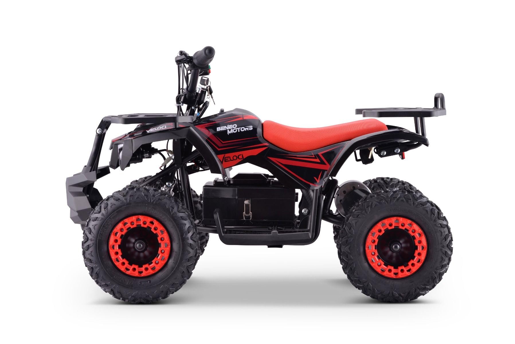 ATV - Mini-Quad pour Enfants Veloci Rouge - 800W 36V à partir de 3 ans