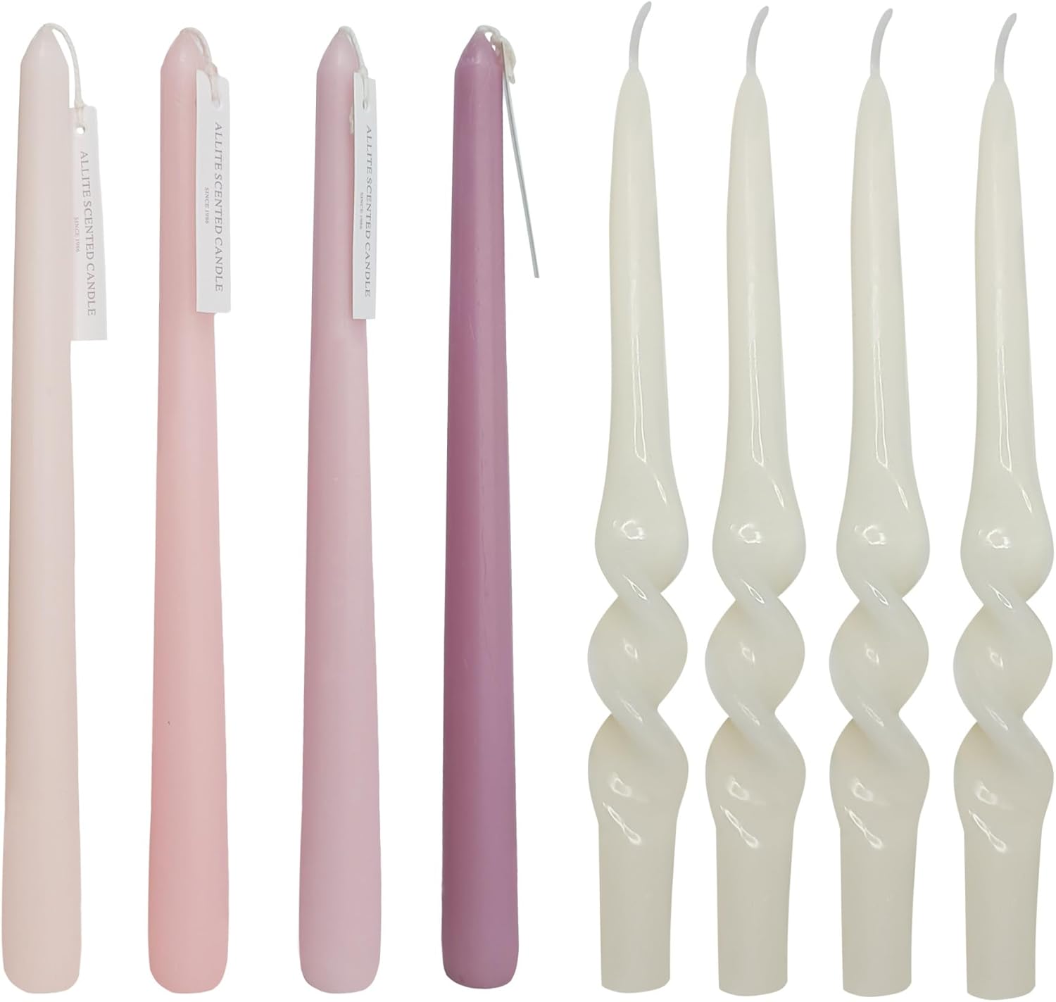 Taper Candle Pink Candle Sticks Colored Candlesticks Tapered Candles Unscented Wax Candle for Home Décor Weddings Festive Gifts