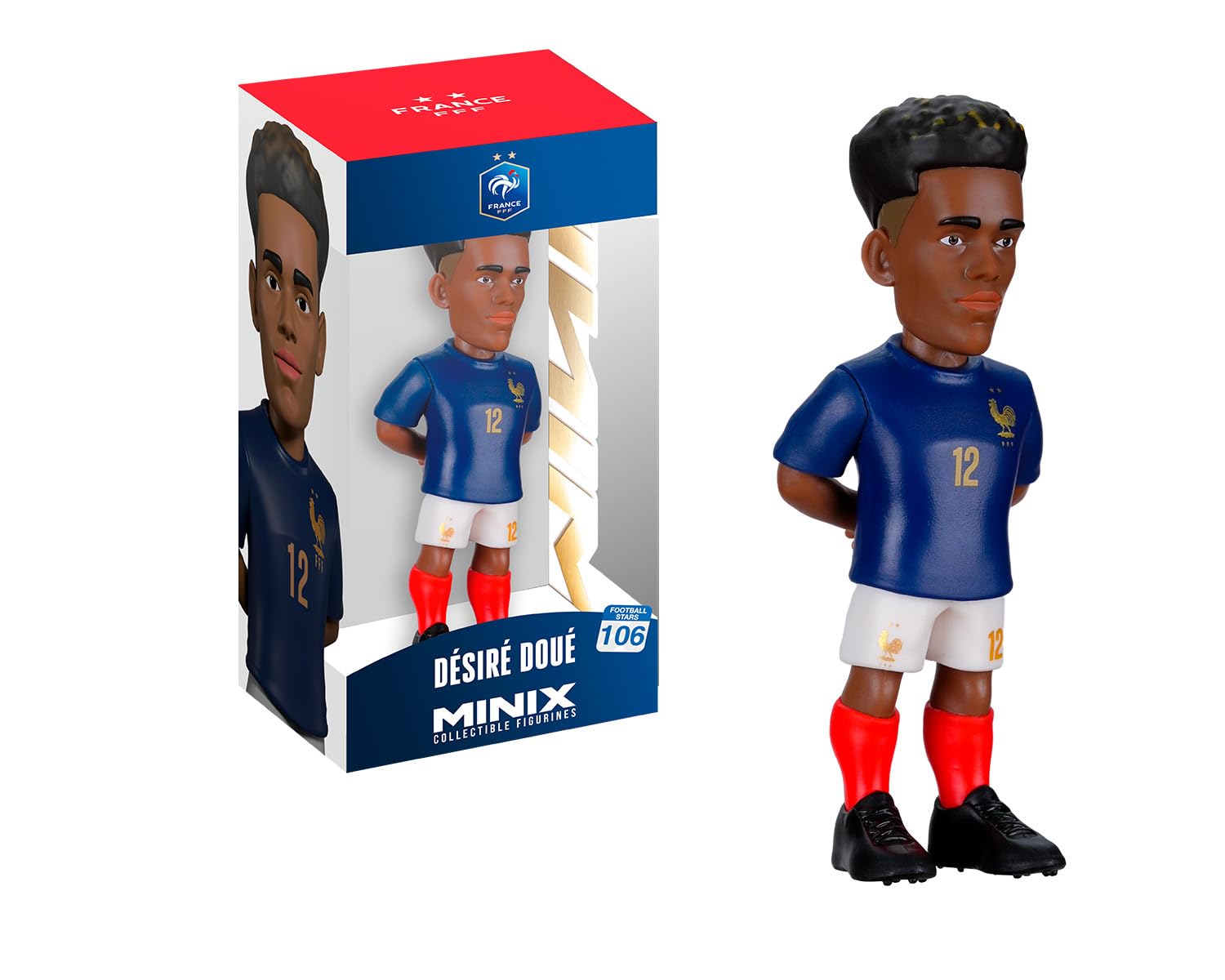 MINIX - Football Stars - World Cup #106 - France - Doué - Collectible Figure 12 cm