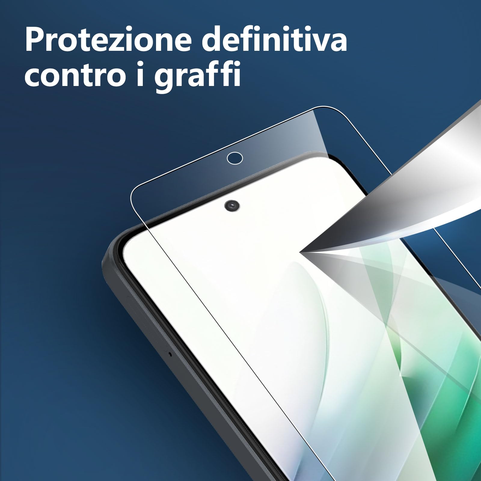 NEW'C 3 Pezzi, Vetro Temperato per Xiaomi Redmi 15 5G/4G, Xiaomi POCO M7 4G, POCO M7 Plus 5G, Pellicola Prottetiva Anti Graffio, Anti-Impronte, Senza Bolle, Durezza 9H, 0,33mm Ultra Trasparente