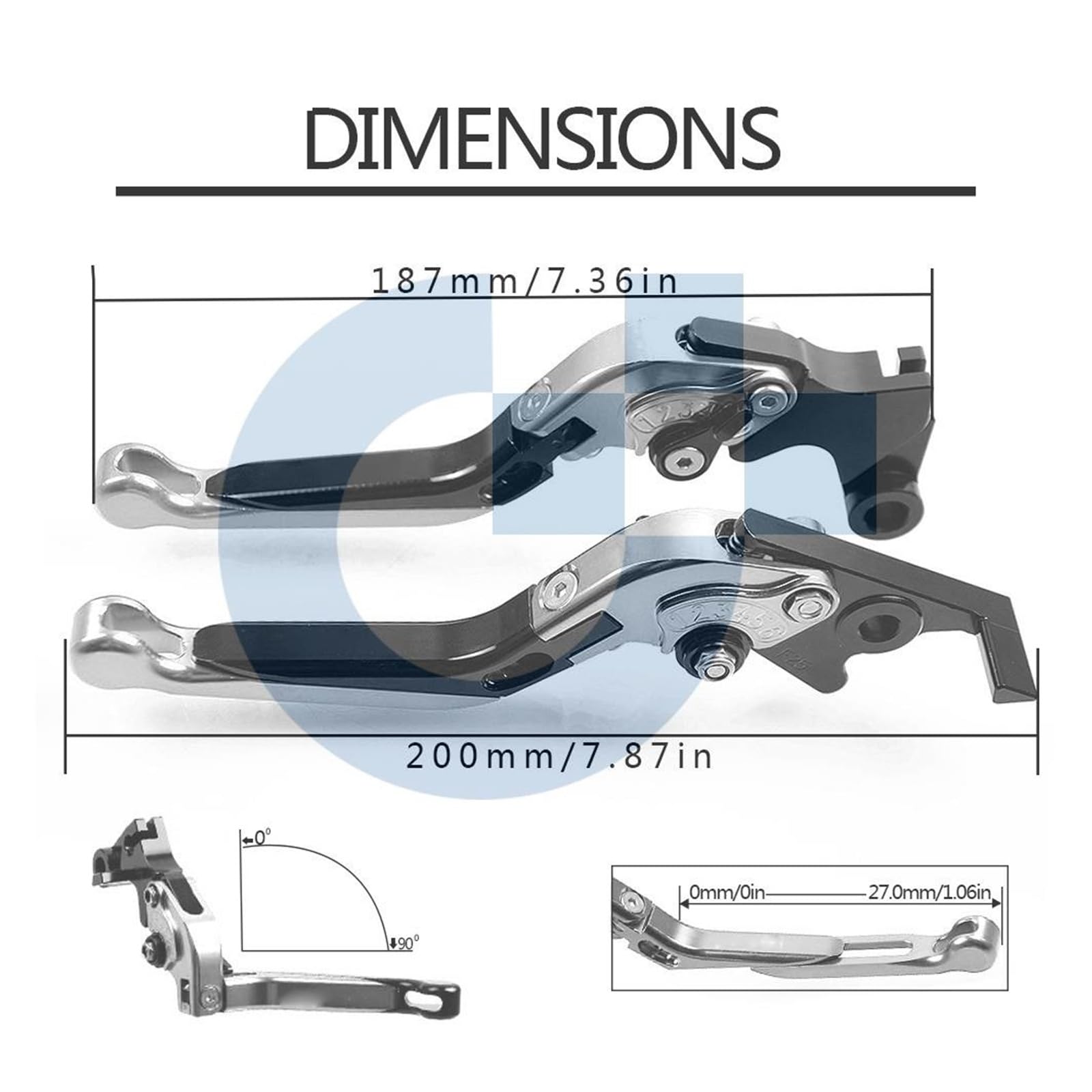 Levier D'embrayage Et Levier De Frein Moto Pour YA-MAHA YZF R3 YZFR3 2015-2022 Moto YZF-R3 CNC Leviers D'embrayage De Frein Pliants Réglables Poignée (Couleur : 12