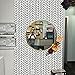 Peel and Stick Wallpaper Boho Wallpaper Herringbone Peel and Stick Wallpaper Black and White 17.7