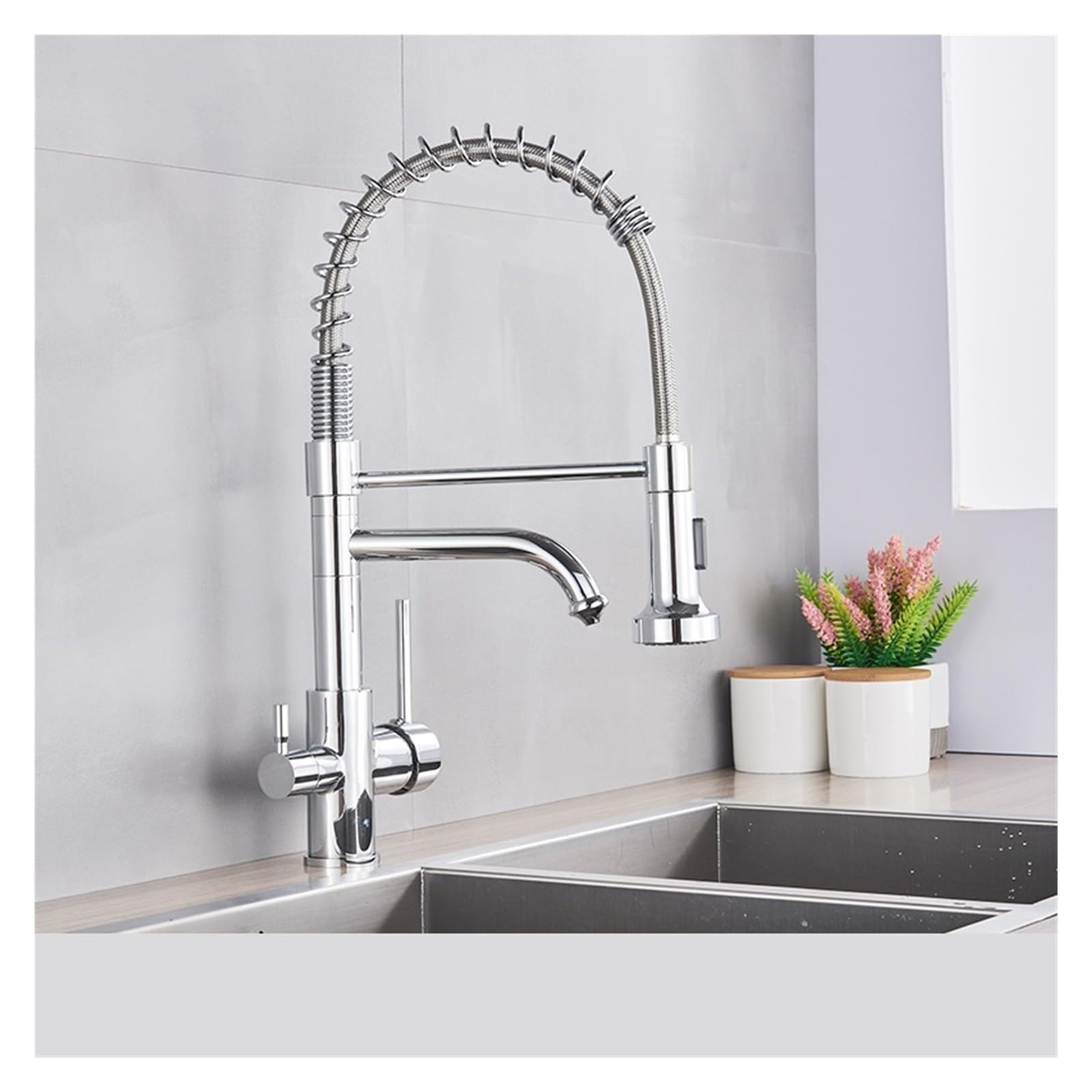 YJYJY Faucet Kitchen Filtered Faucet Water Tap Brass Purifier Faucet Sprayer Drinking Water Tap Vessel Sink Mixer Tap Torneira tap