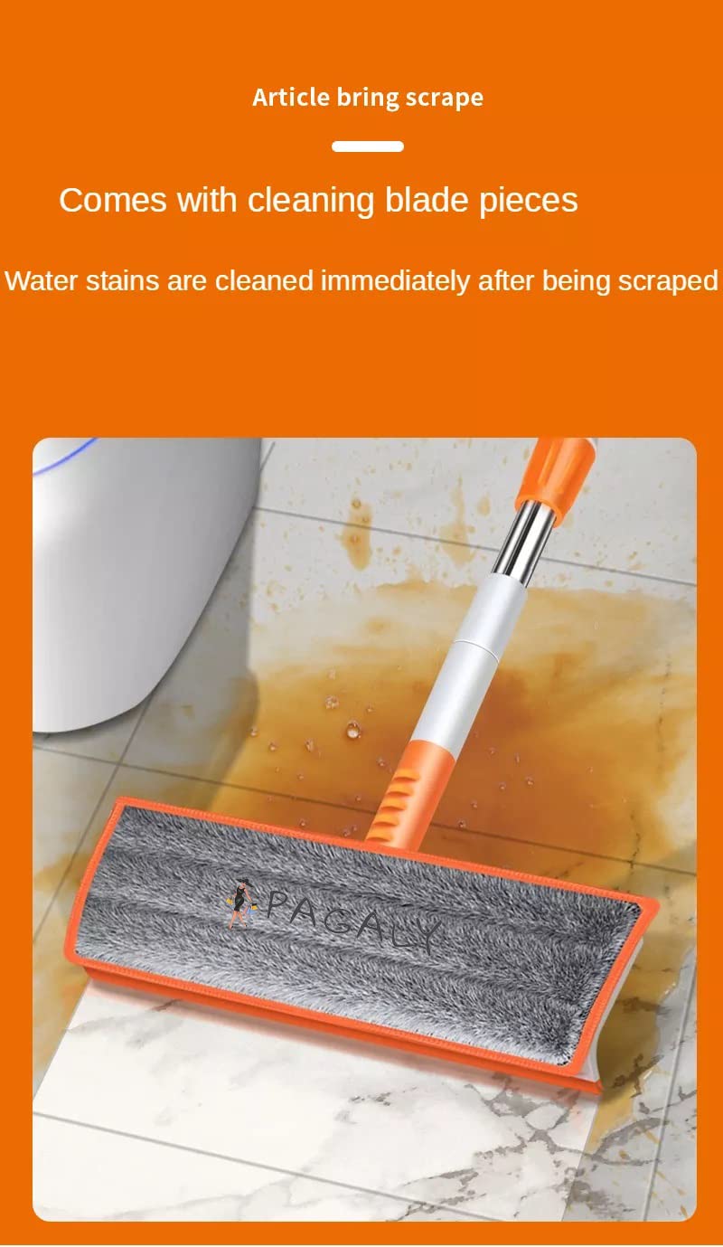 PAGALYetrade 2 in 1 Cleaning Supplies Squeegee Window Cleaning Wiper for Glass with Bendable Head for car Glass Cleaner ,Bathroom Cleaning Brush ,Wiper for Floor Cleaning. 3