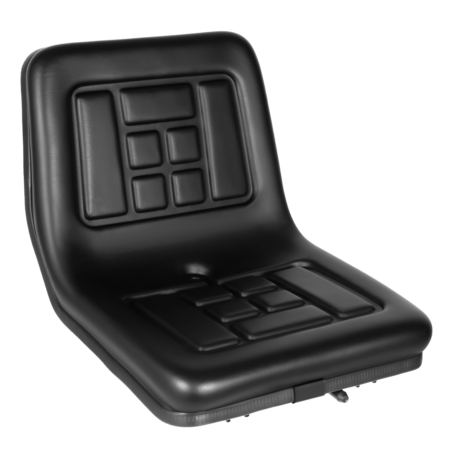 Asiento de tractor resistente al agua, asiento universal para tractor con rieles horizontal ajustable, asiento de tractor para carretillas elevadoras, excavadoras, cortadoras de césped y
