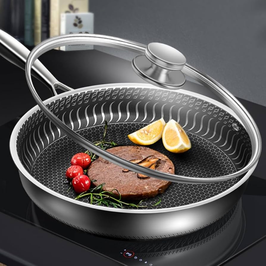 Amazon｜フライパン、316ステンレス鋼のフライパン、フライパン