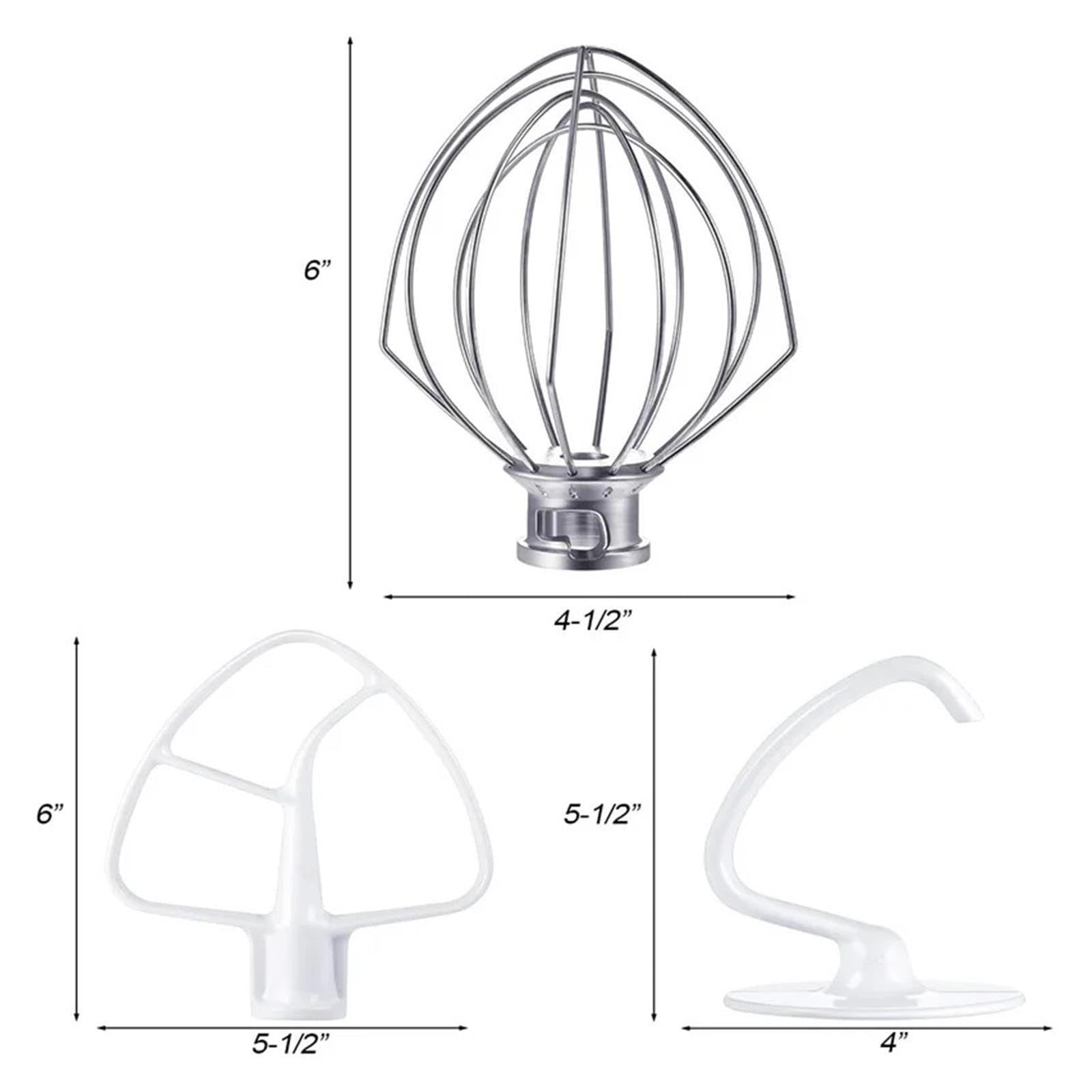 Set mixer da 3 pezzi, compatibile con Kitchenaid, K45 KSM150