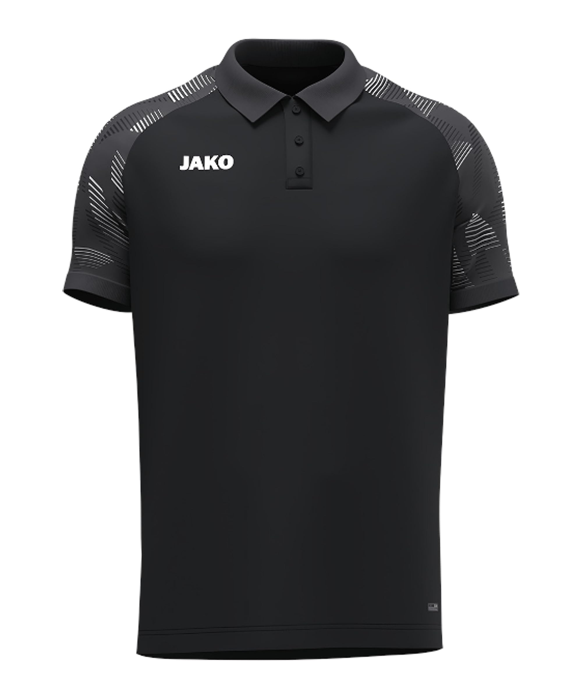 Jako Unisex Polo Shirt Sonic, Black/Anthracite, XL