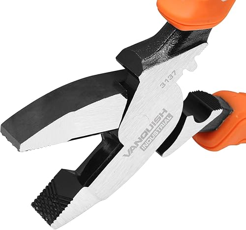 Miniatura 2 de VANGUISH - Alicates Linesman de 9-12 pulgadas de grado industrial para linieros con mango de agarre cómodo (3137)