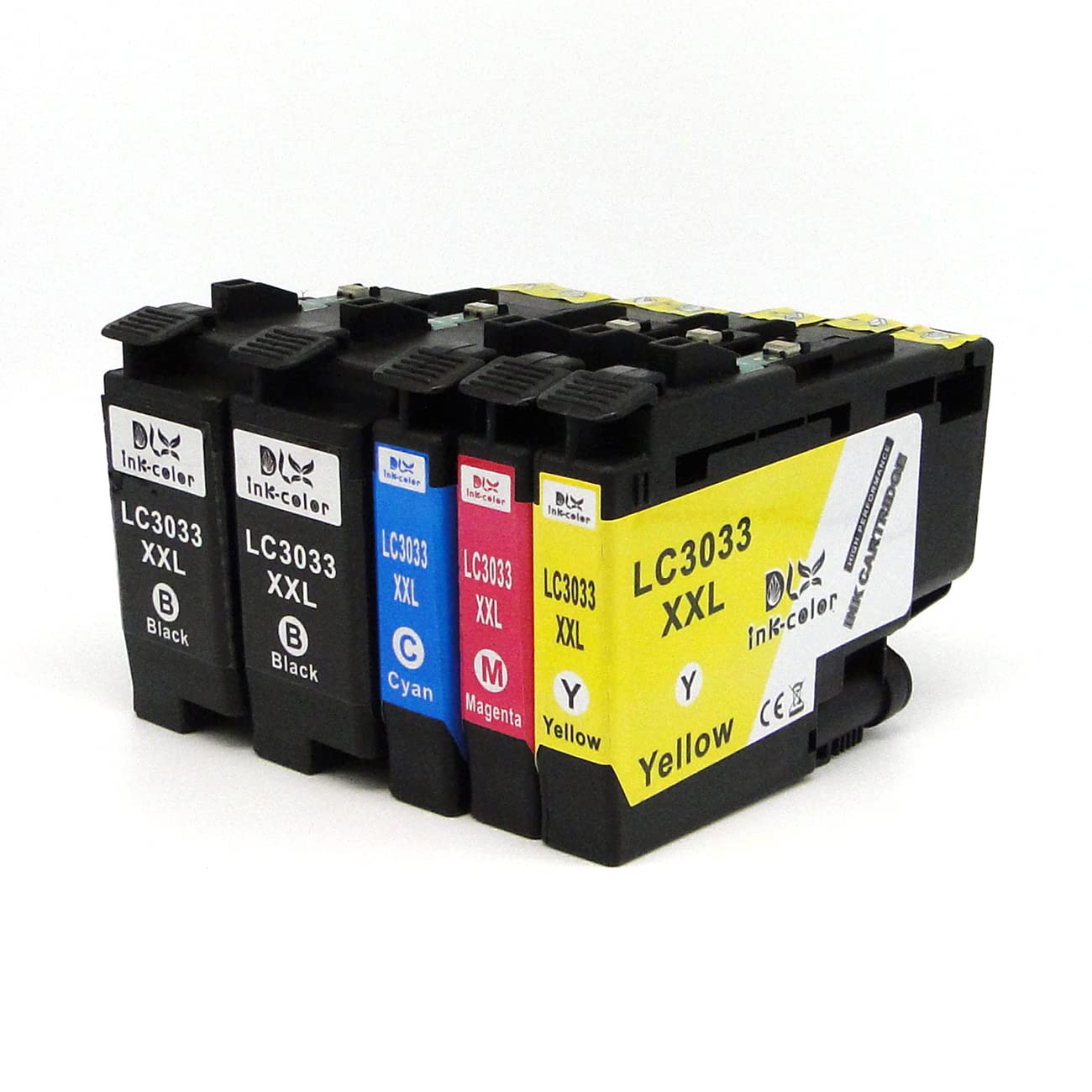 Compatible Ink Cartridge Replacement for Brother LC3033 LC 3033 XXL LC3035 3035 for MFC-J995DW MFC-J815DW MFC-J805DW Printer(2BK/C/M/Y) 5-Packs