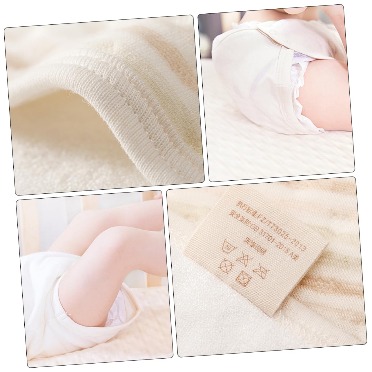 Coussinet Coton Urinaire Septum de Imperméable Lavable en Coloré Bébé