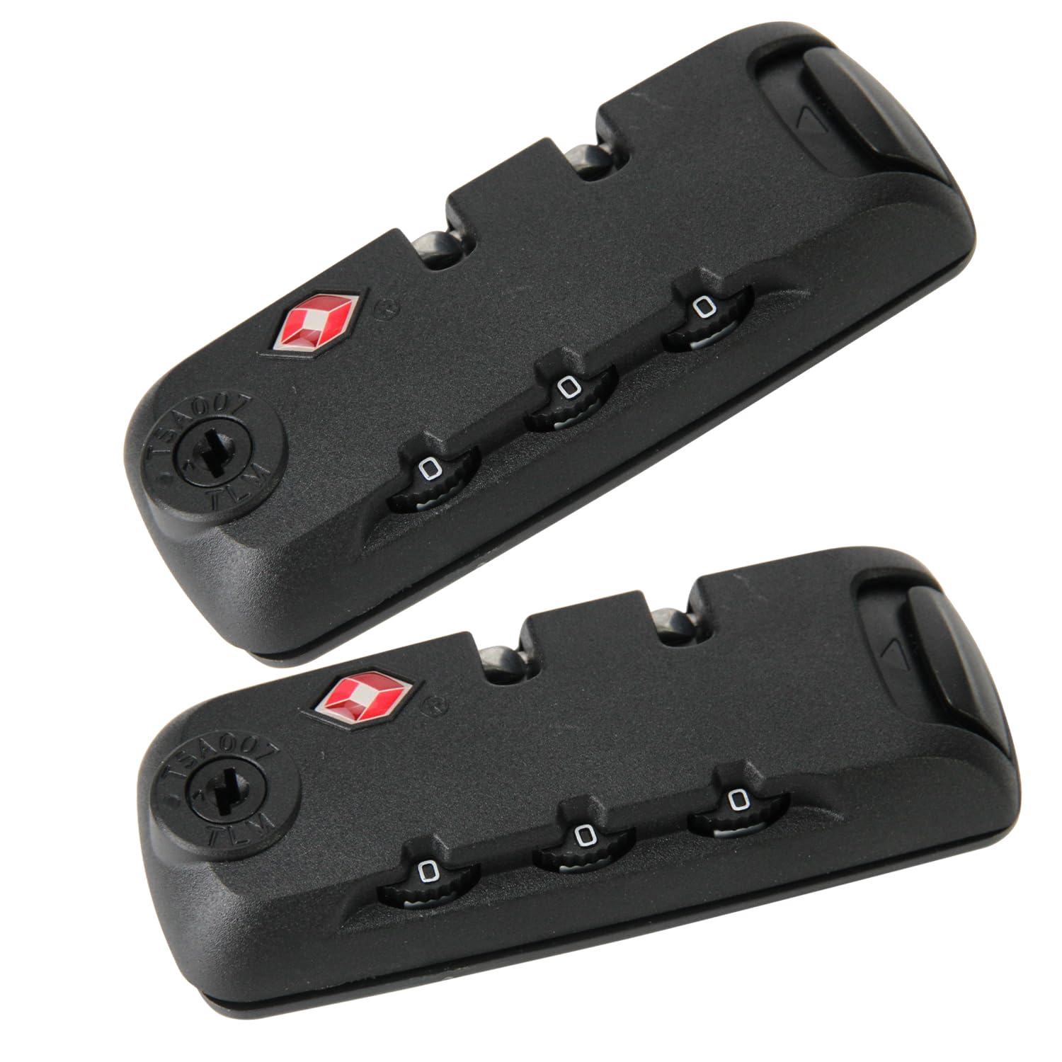 Ech.Apr 2-Pack TSA Locks for Luggage, Luggage Locks TSA Approved, Small Travel Combination Lock for Luggage Bag Backpack Baggage Suitcase, Black