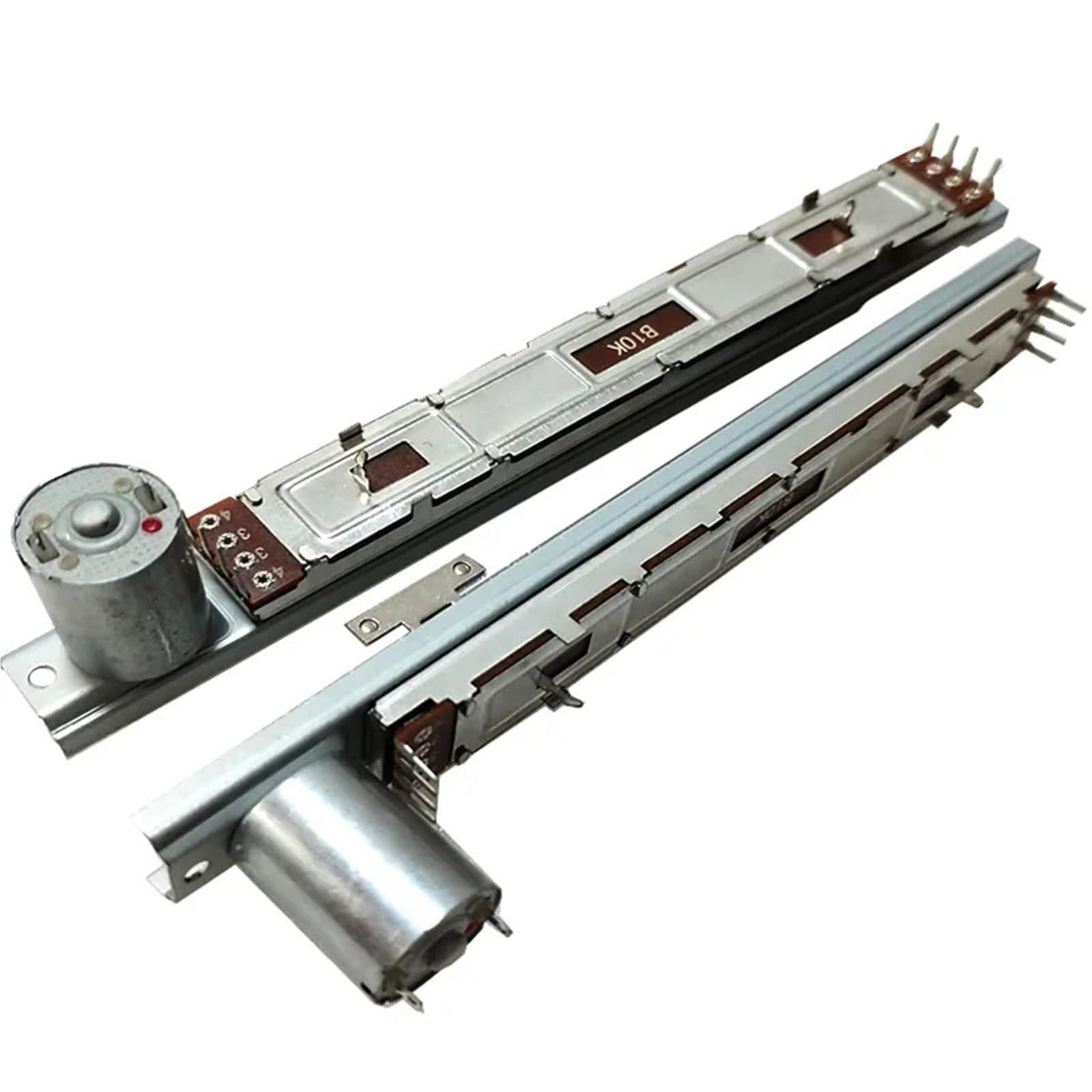 Lot de 30 faders de moteur électriques B10K 4+4 8 broches, potentiomètre coulissant, poignée en T