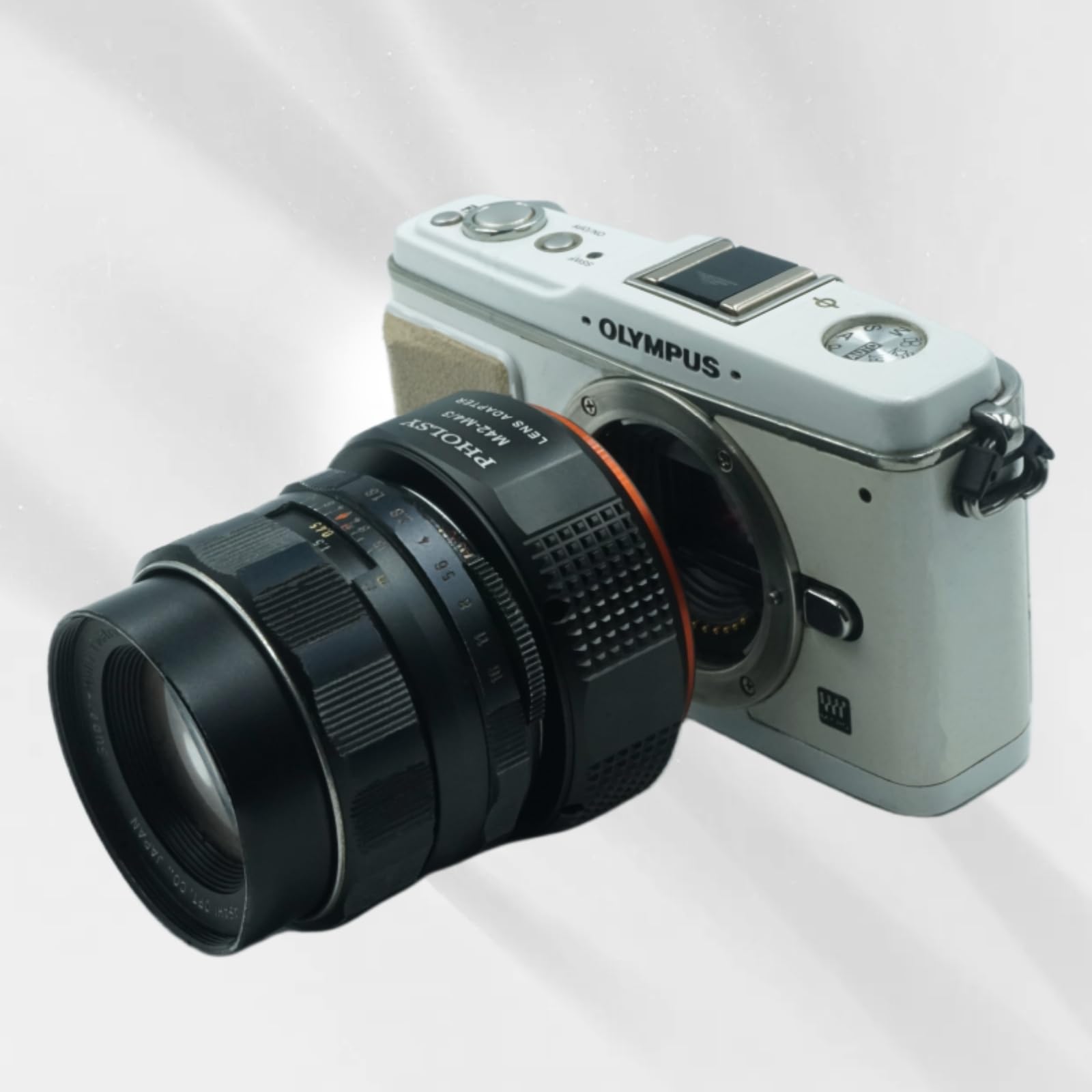 PHOLSY Konverter M42 auf MFT Kameras Objektivadapter für M42 42mm Schraubmontage-Objektiv auf M4/3 Micro 4/3 Micro Four Thirds MFT Kameragehäuse Kompatibel mit Olympus Panasonic Lumix Kameras