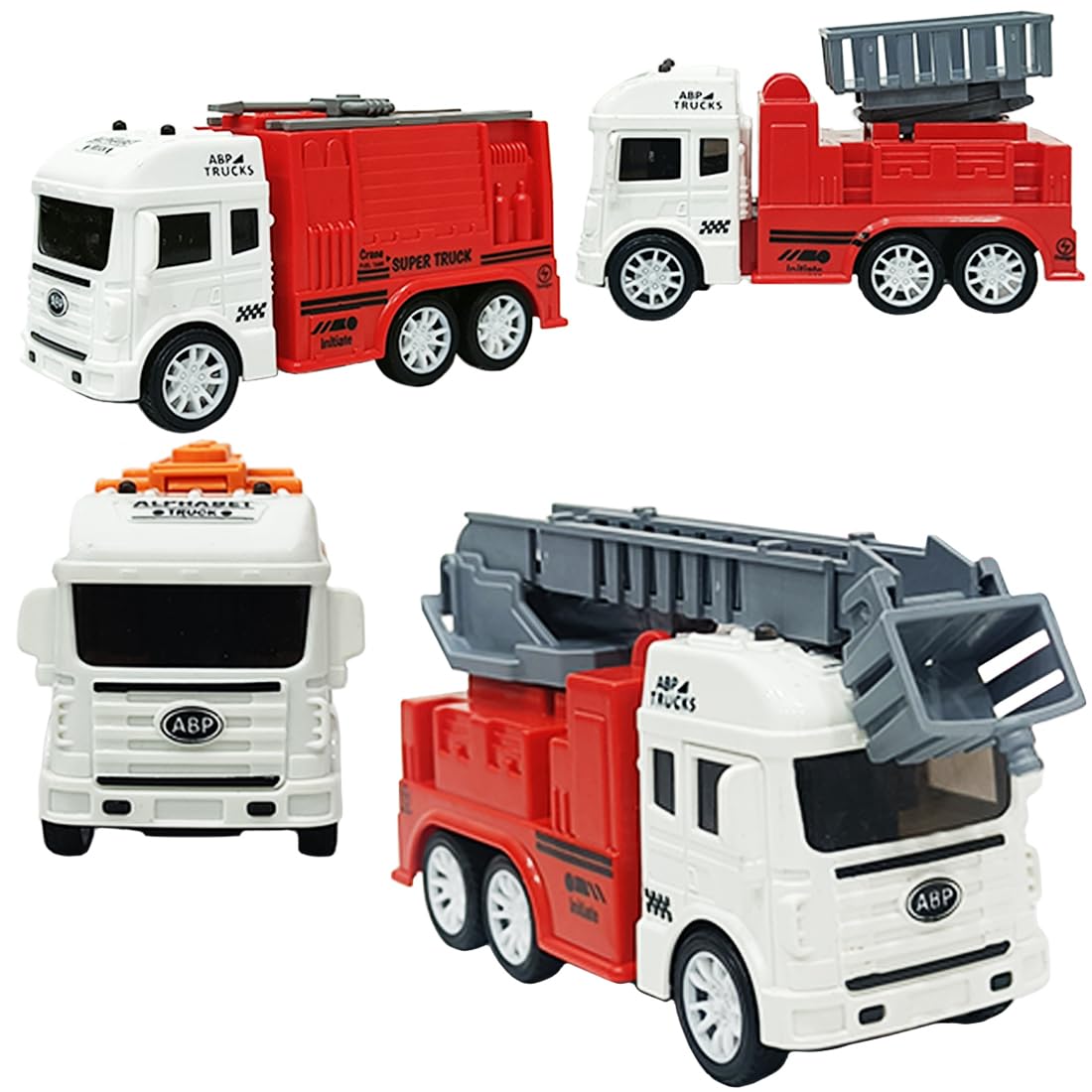 Wembley 4Pcs Construction Vehicle Truck