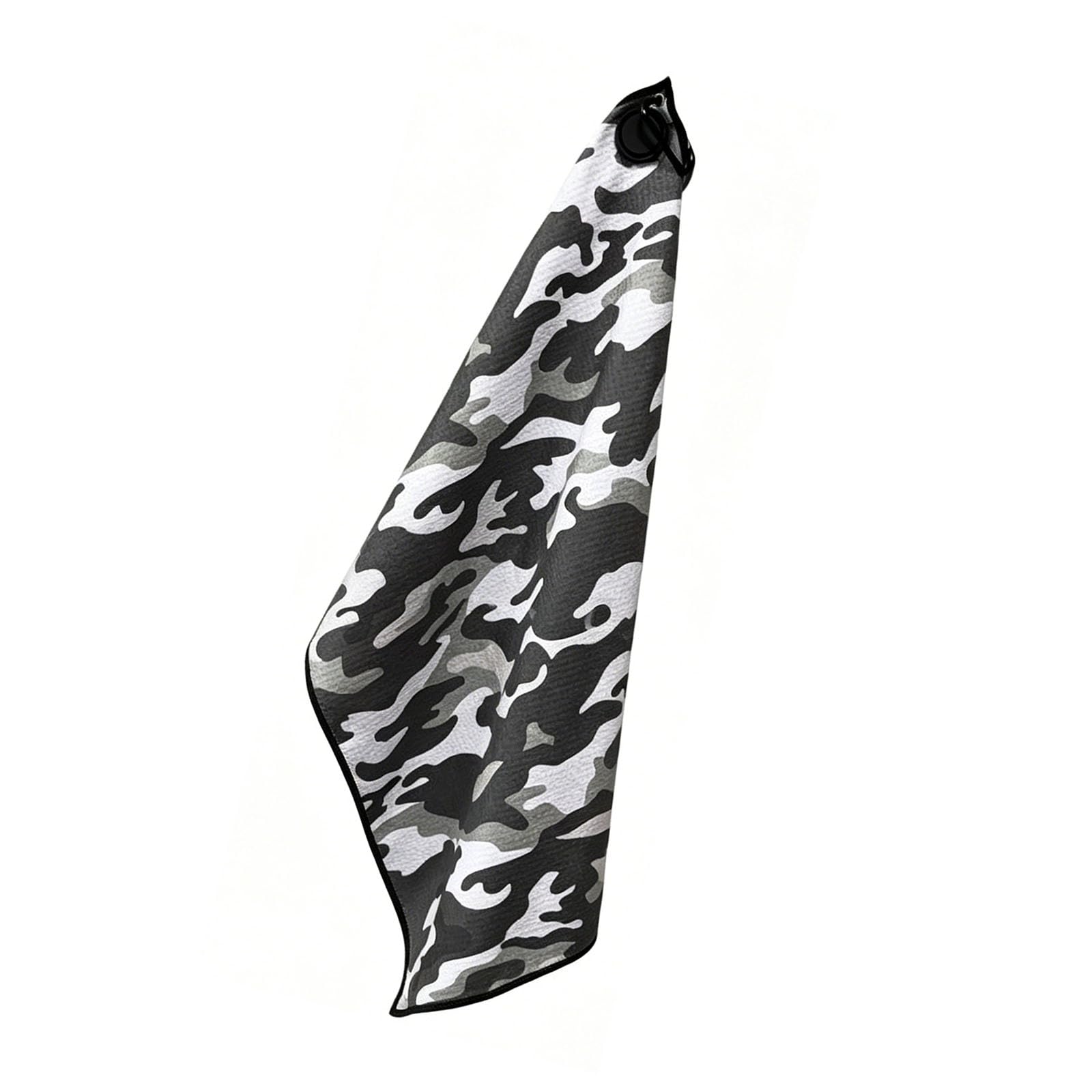Hsioluted Practical Golf Towel Perfect for Keeping Clubs Clean and Dry on the Course Permanent Golf Towel with Clip