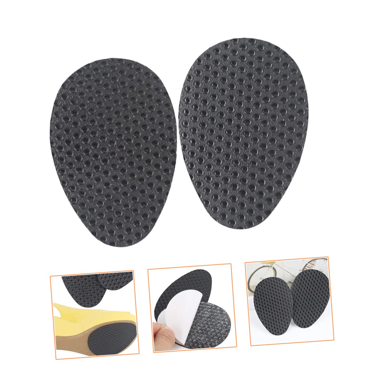 PACKOVE 40pares Protector De Antideslizante Para Zapatos De Tacón De Almohadillas No- Alta Resistencia y Reducción De Ruido Fácil De Cortar y Aplicar Para Botas Zapatos De Deporte