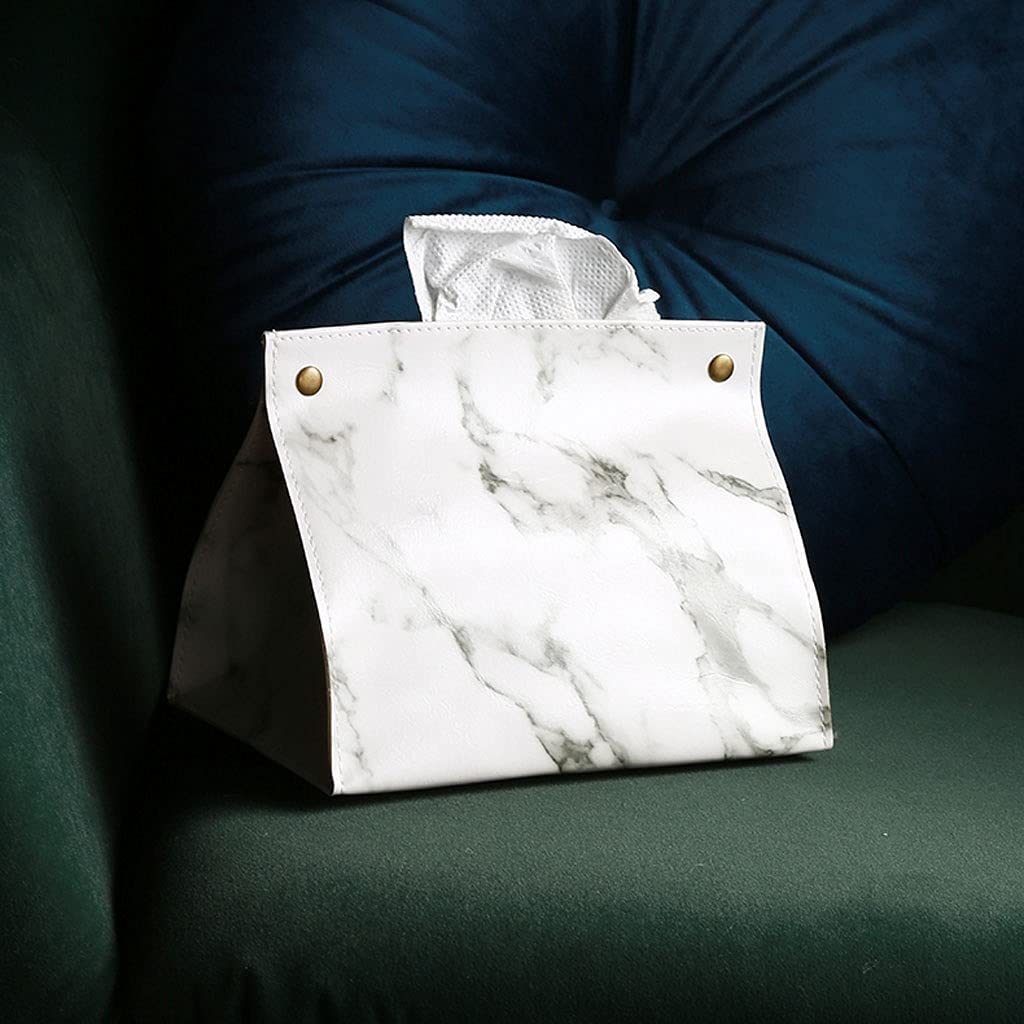 Wielofunkcyjny uchwyt na chusteczki skórzane pudełko na chusteczki kreatywny design pudełko na chusteczki pudełko na serwetki dom salon biurko pudełko na chusteczki schowek torba do przechowywania
