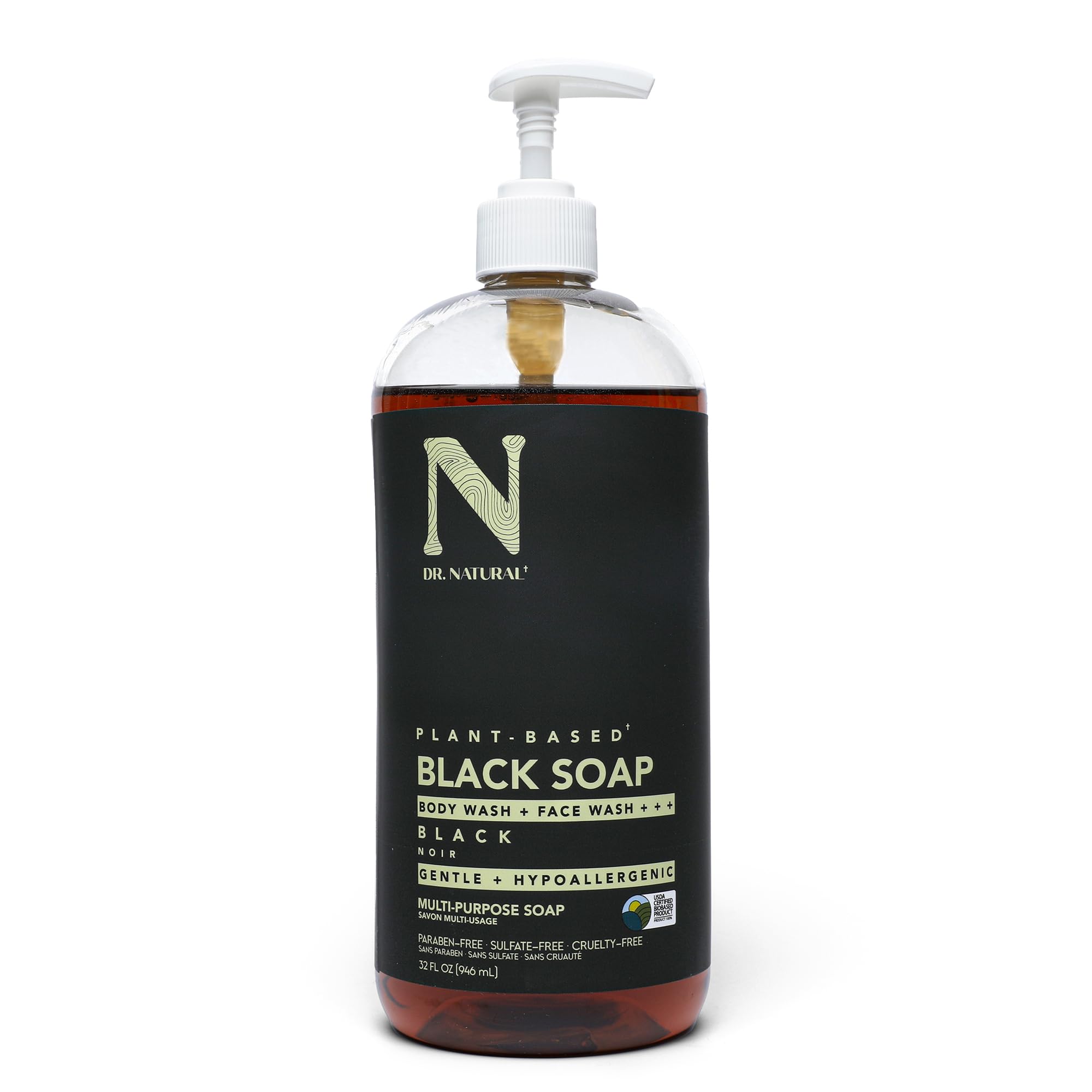 Dr.Naturals Black Soap 32 Oz EW-23710