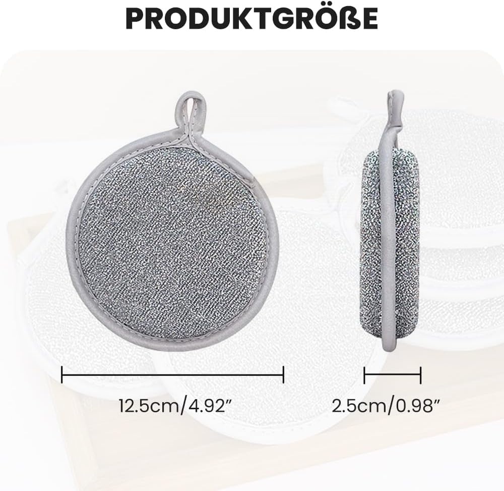 HOIDOKLY - Paños de limpieza multiusos, paños de alambre para lavar vajillas húmedas y secas, reutilizables, limpieza de ollas, 2024, 30 unidades