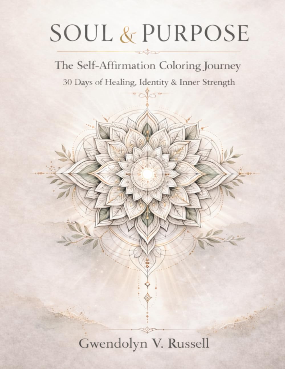 Soul & Purpose: The Self-Affirmation Coloring Book: 30 Days of Healing, Identity & Inner Strength