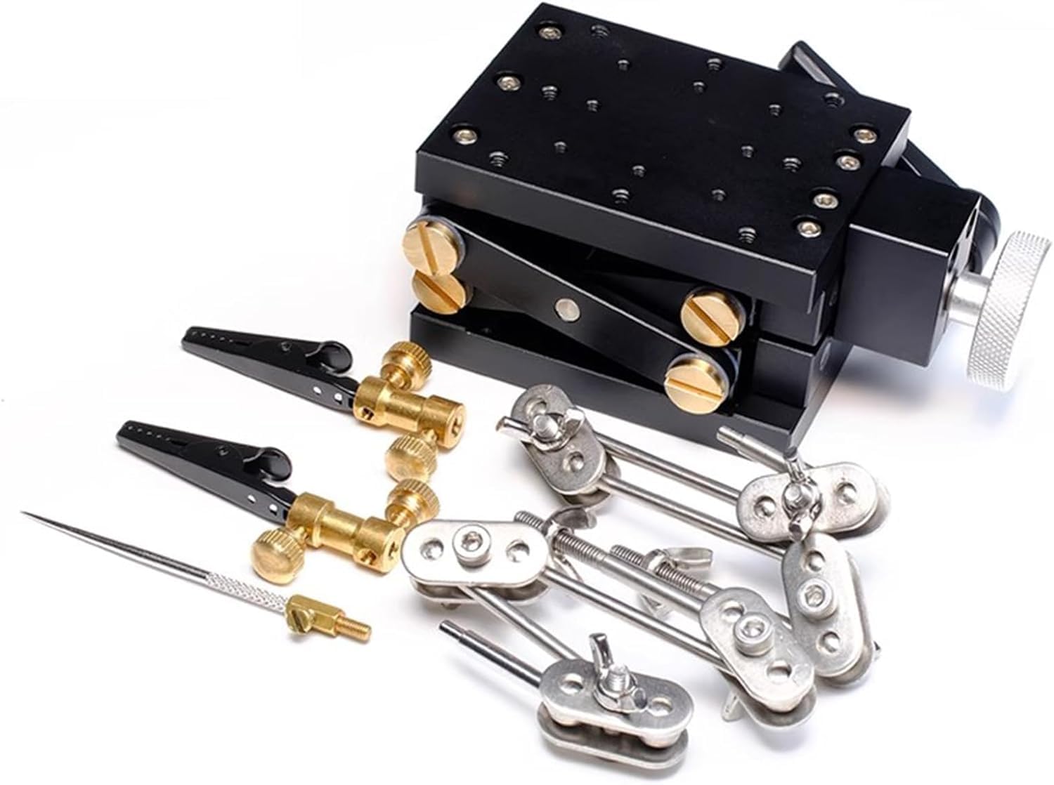 Stop Motion Animation Kit mit doppeltem Edelstahlarm, Armature Rigging System und Hebebasis für kreatives Filmemachen und Modellanimation