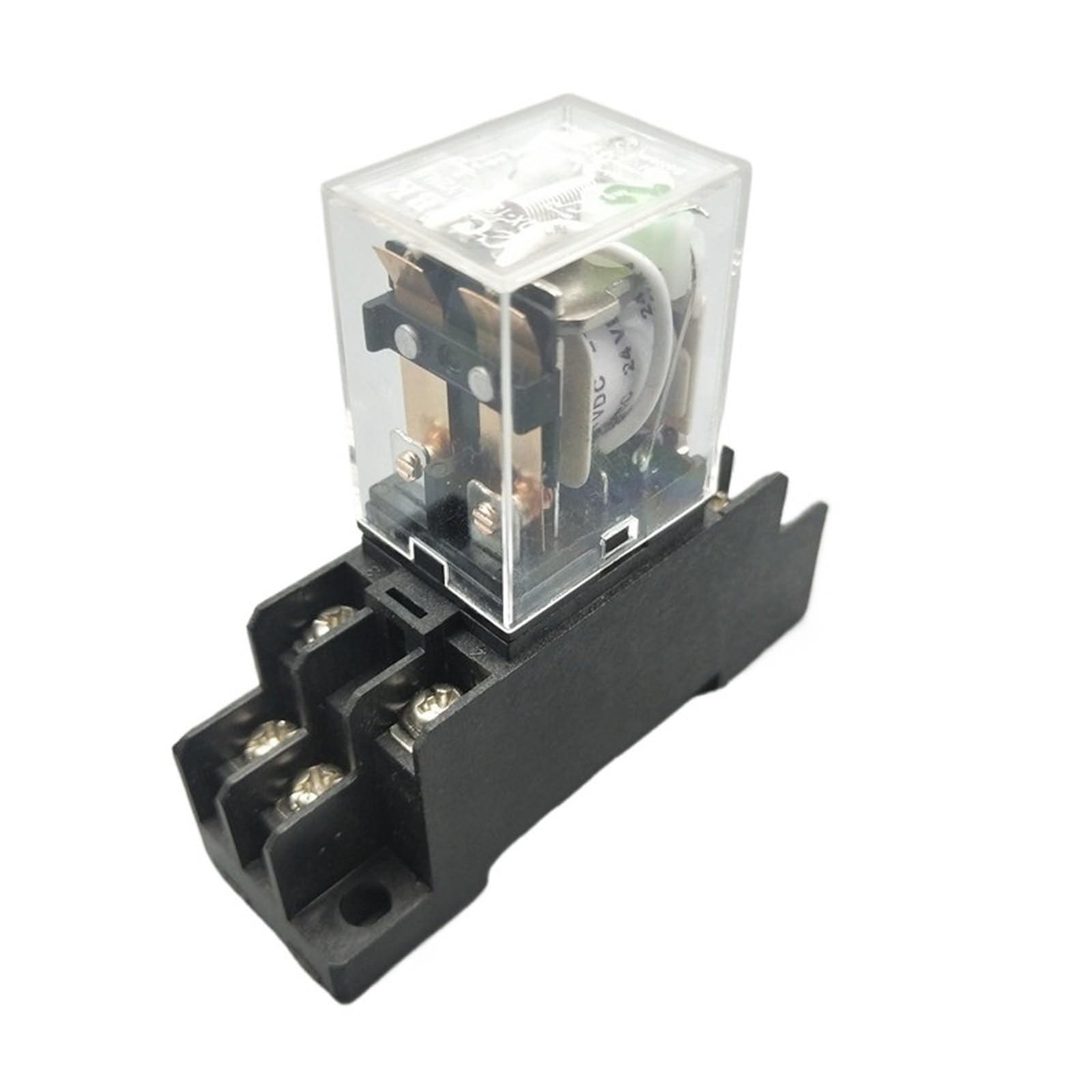 1 relé electromagnético microelectrónico LY2NJ HH62P HHC68A-2Z, 10 A, 8 pines, DPDT, con base de zócalo, CC 12 V, 24 V, CA 110 V, CA 220 V(DC12V)
