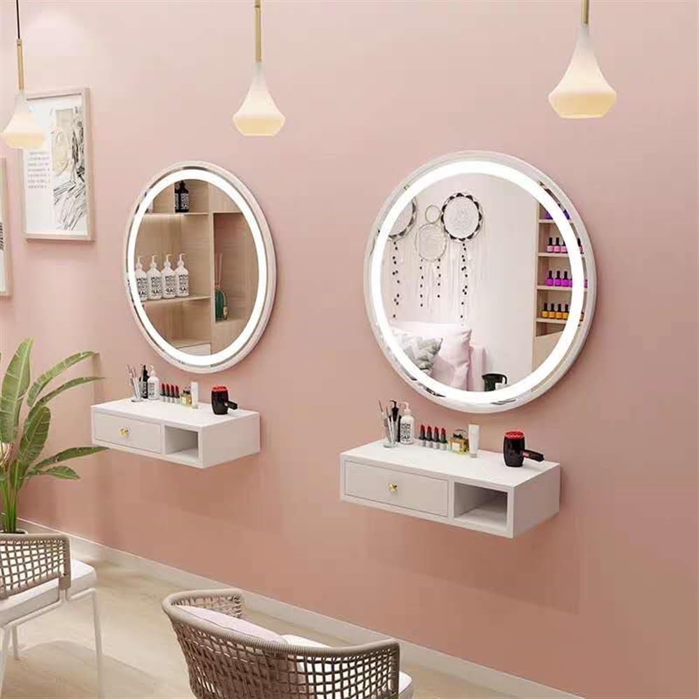 AYCDL Wall Mounted Night Stand, Set of 2 Floating Nightstand with Drawers, Wooden Floating Shelves, Enclosed Drawers and Open Shelves, Floating Nightstand for Bedroom,White