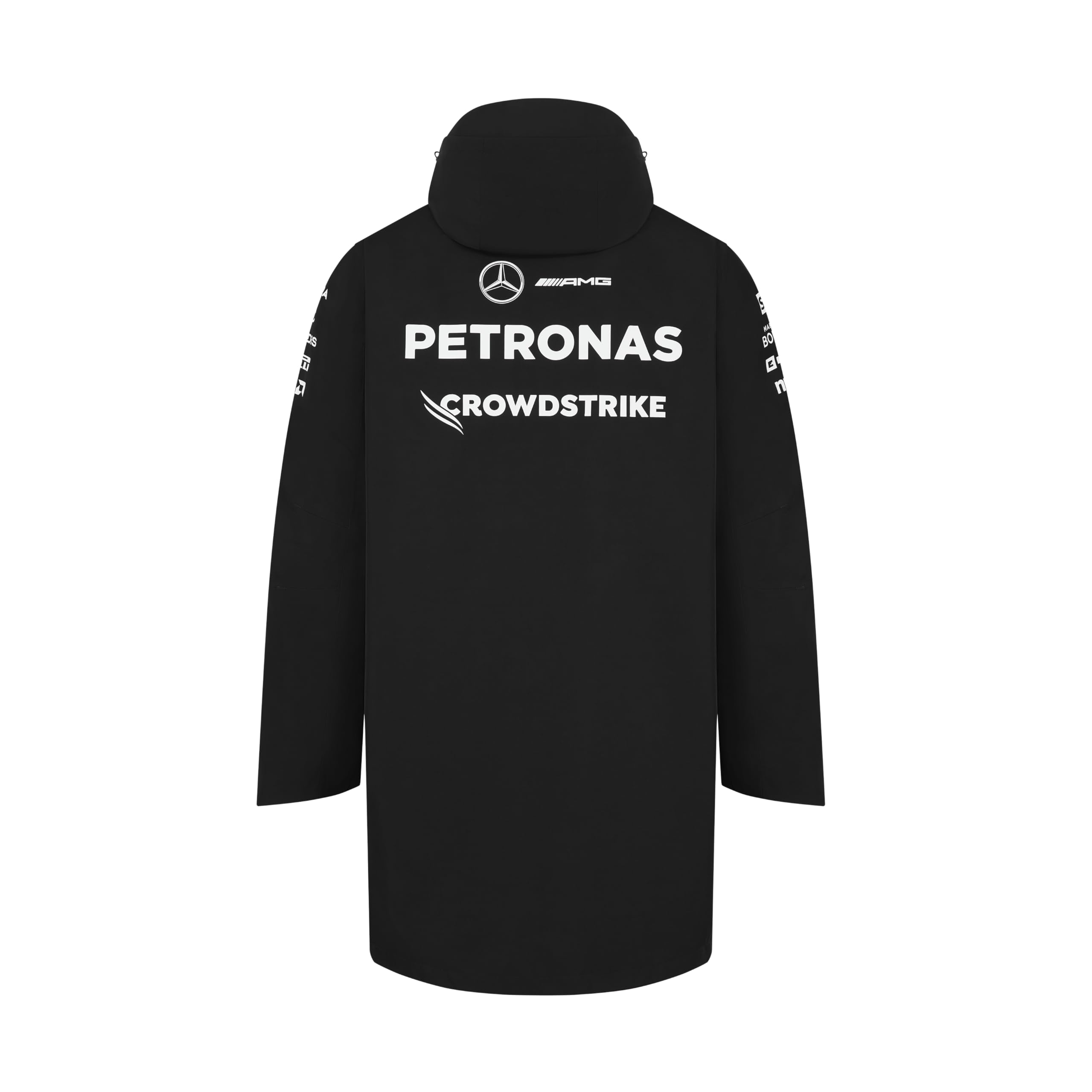 Mercedes AMG Petronas Veste de pluie F1 2024 Team pour hommes - Noir - Taille: M