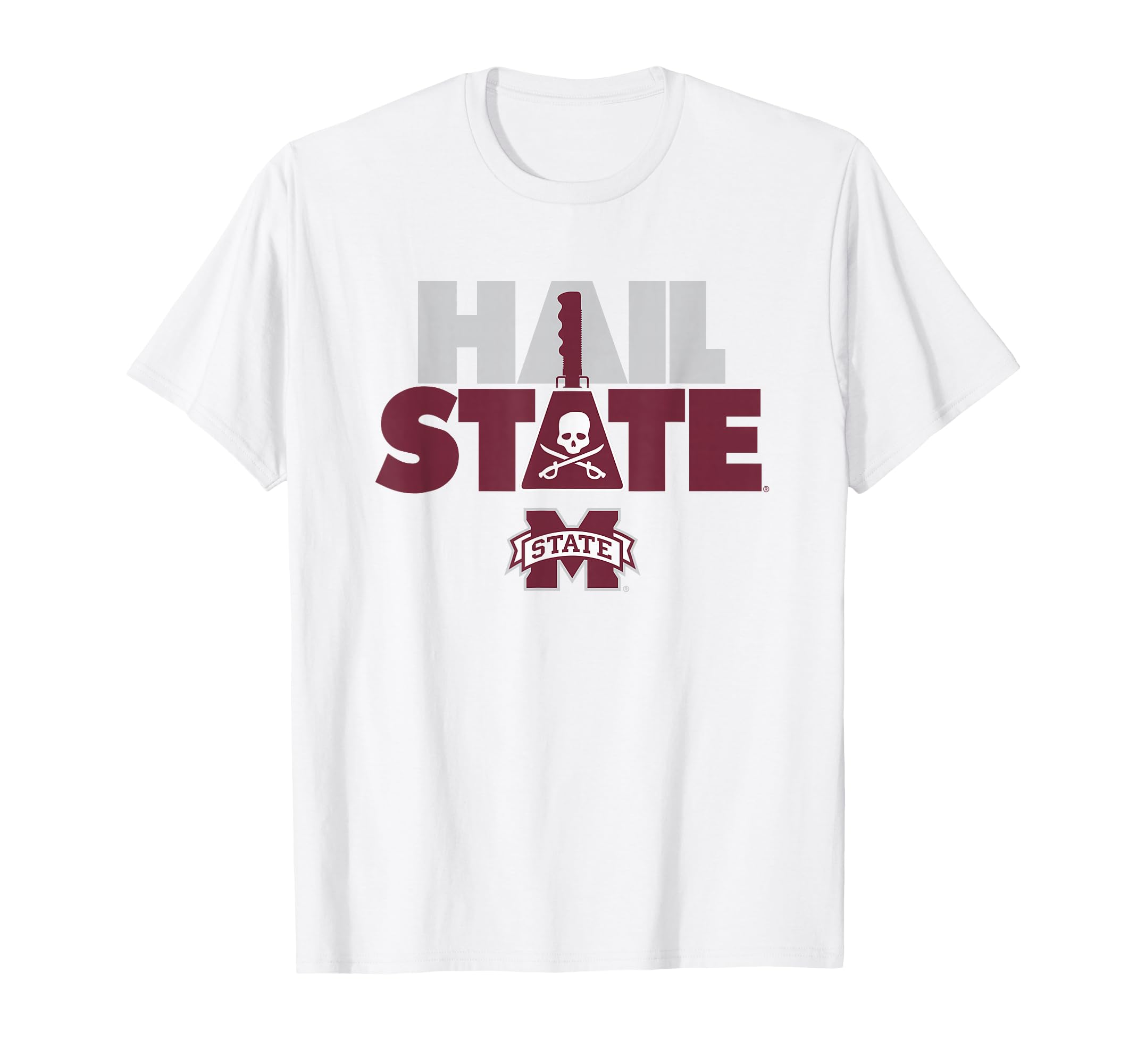 Mississippi State Bulldogs Sword White Officially Licensed T-Shirt
