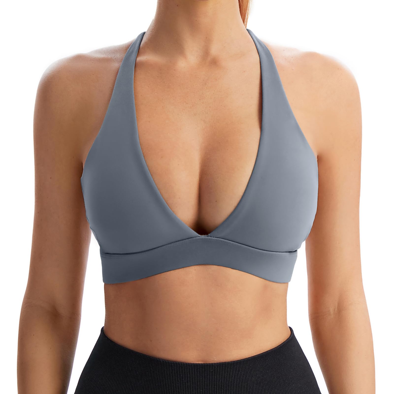 INIBUD Sujetador Deportivo, Opaco para Mujer