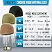 M-Tac Fleece Watch Cap - Army Military Tactical Beanie Hat Winter Skull Cap (Black, L)
