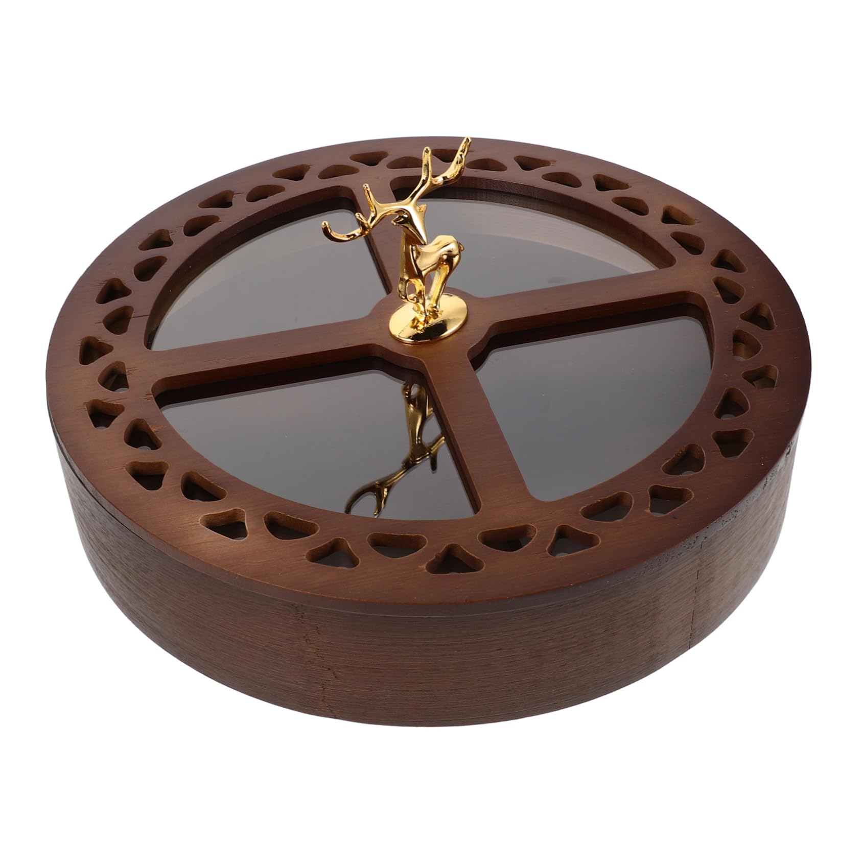 DOITOOL Boîte de Rangement Alimentaire à Compartiments avec Couvercle Plateau Divisé pour Fruits Secs Noix et Bonbons Organisateur Polyvalent pour Snacks et Fruits