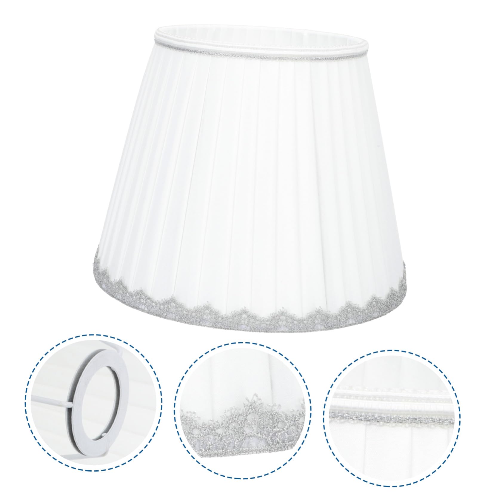 Homoyoyo Pantalla De Tela Para Lámpara De Pie y Mesa Cubierta De Lámpara Retro, Accesorio De Iluminación, Tamaño 160x200x250 Mm, Para Dormitorio y Sala De Estar, 1 Unidad