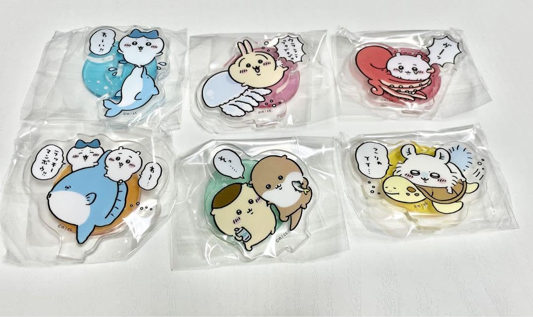 Amazon.co.jp: ちぃかわ 水族館 アクリルスタンド ガチャ ハチワレ