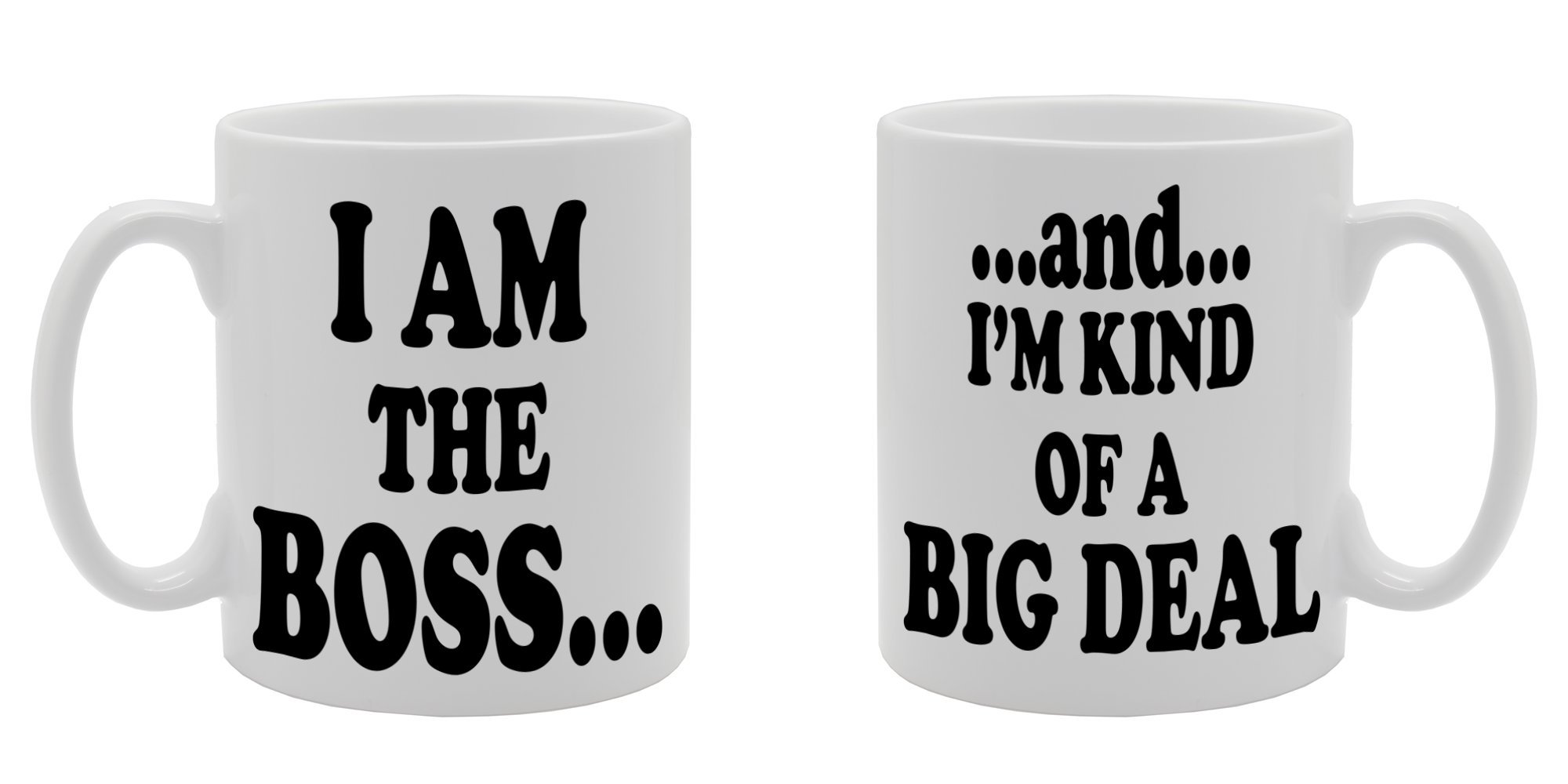 Coralgraph Inc MG435 I AM The BOSS and I'm Kind of A Big Deal Novelty Gift Printed Tea Coffee Ceramic Mug