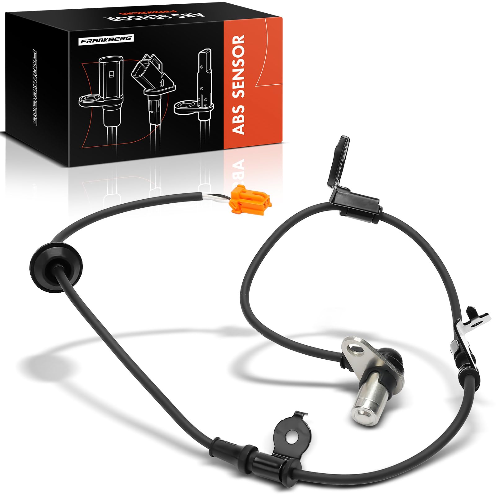 Frankberg Sensore Velocità Ruota ABS Sensore ABS 2-Poli Compatibile con HR-V GH 1.6 16V 4WD 1.6 16V 1999-2007 Replace# 57475S2H953,57475S2H954