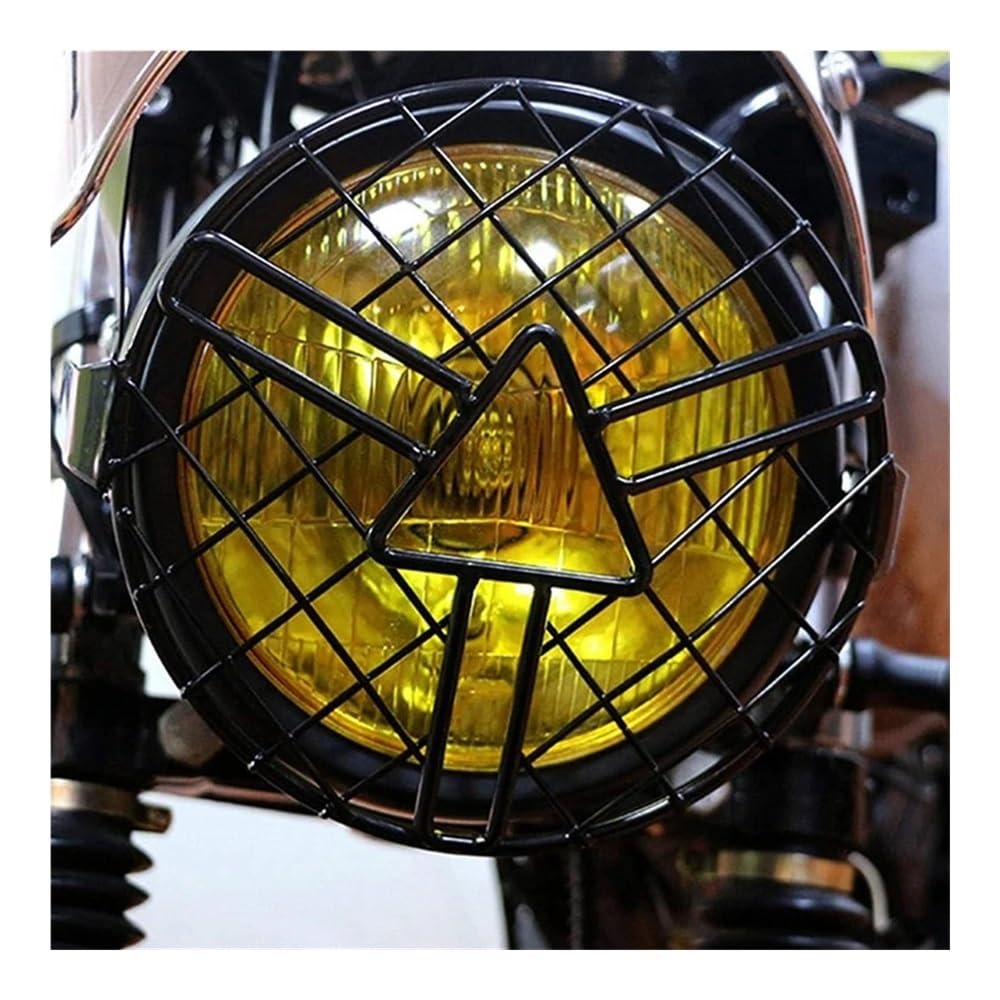 7 Zoll Metall Motorrad Scheinwerfer Schutz Abdeckung Für Universal Mesh Grille Lampenschirm Abdeckung Schutz Cover